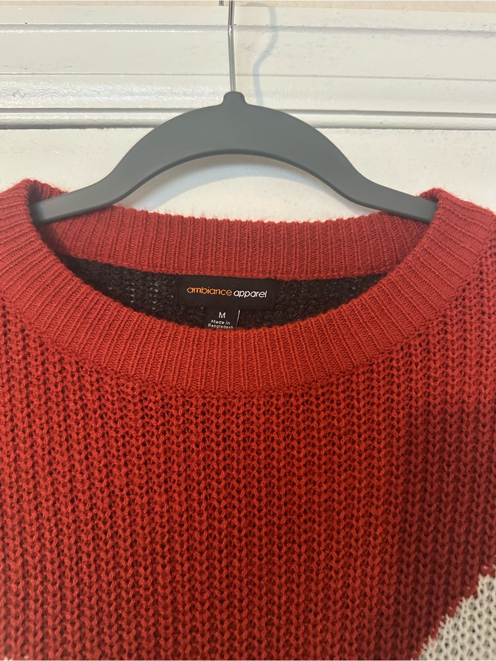 Ambiance Apparel Chevron Colorblock Knit Sweater - Picture 4 of 4